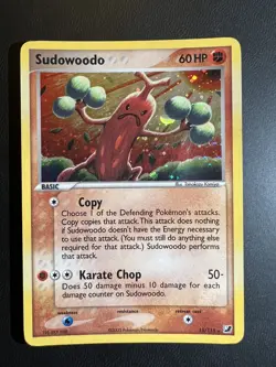 Sudowoodo 15/115 Unseen Forces Holo Rare Pokemon TCG Vintage - Image 1