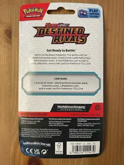 16 packs ! Pokemon Destined Rivals Blister Pack & Promo Coin, 8 Fuecoco 8 Togepi - Image 4