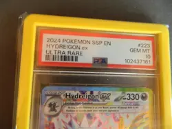 Hydreigon ex 223/191 Sv08: Surging Sparks Holo Pokemon TCG Ultra Rare PSA 10 - Image 2