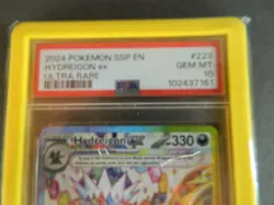 Hydreigon ex 223/191 Sv08: Surging Sparks Holo Pokemon TCG Ultra Rare PSA 10 - Image 4