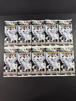 10 Packs Korean White Flare Booster Pack SV11W Pokemon Factory Sealed US Seller - Image 1