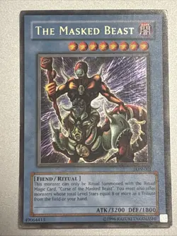 The Masked Beast LON-001 Labyrinth of Nightmare Unlimited Ultra Rare LP - Image 1