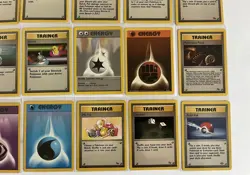 Complete Pokemon Base Set Trainer And Energy Set # 70-102/102 Total 33 Cards - Image 5