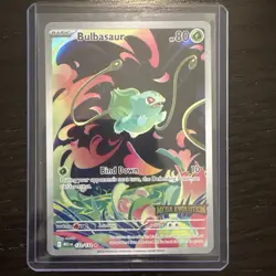 MINT Bulbasaur - (Mega Evolution Stamped) 133/132 Holo Pokemon Card - Image 1