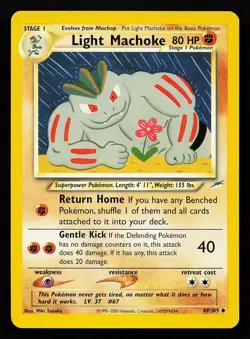 Light Machoke 49/105 Uncommon Neo Destiny Pokemon Card - Image 1