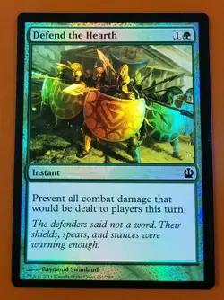 1x Defend the Hearth | FOIL | Theros | MTG Magic Cards - Image 1