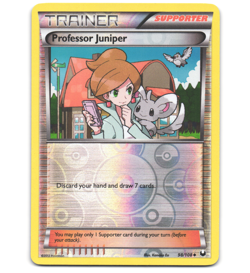 Pokemon 2012 Light Play Professor Juniper Dark Explorers REVERSE 98/108 Card - Image 1