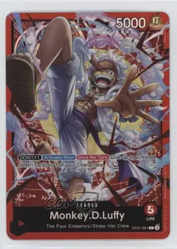 2024 One Piece Card Game: Starter Deck EX: GEAR 5 ST21 L Monkey D Luffy - Image 1