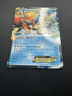 Keldeo EX 45/113 Legendary Treasures Holo 2013 Pokemon Card LP - Image 4