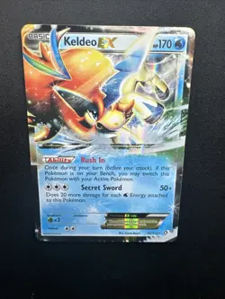 Keldeo EX 45/113 Legendary Treasures Holo 2013 Pokemon Card LP - Image 5