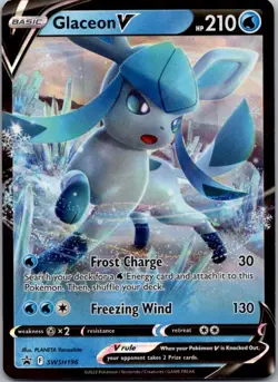 Glaceon V SWSH196 SWSH: Sword & Shield Promo Cards holo Promo NM - Image 1