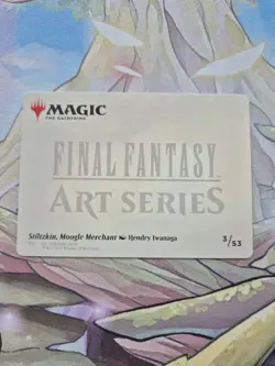 MTG Final Fantasy - Stiltzkin, Moogle Merchant Art Series Card 3/53 NM - Image 2