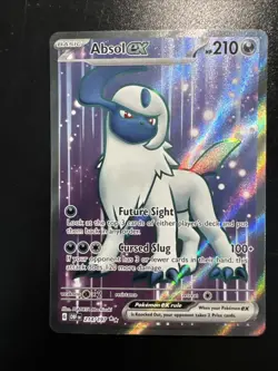 Pokemon TCG Absol EX Obsidian Flames Holo Ultra Rare Card 214/197 - Image 1