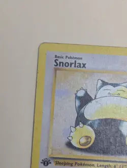 SNORLAX 27/64 Jungle 1st EDITION non-holo rare Pokemon TCG card - Image 5