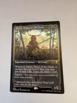 Miara, Thorn of the Glade (Foil Etched) Commander Legends Foil MTG NM - Image 1