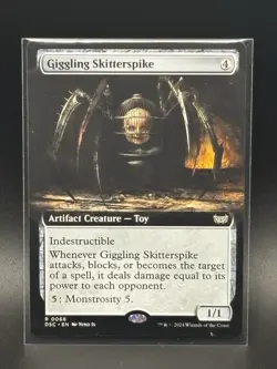 2024 Magic Duskmourn: House Of Horror Commander - #66 Giggling Skitterspike EXAR - Image 1