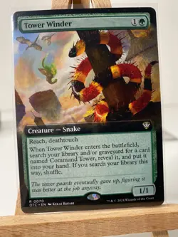 MTG NM Tower Winder - Outlaws of Thunder Junction [Borderless] [Non-Foil] - Image 1