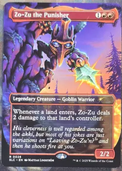 1x Zo-Zu The Punisher MTG Encyclopedia Of Magic Secret Lair NM - Image 1