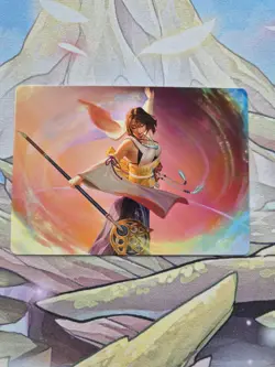 Magic MTG Final Fantasy Yuna, Grand Summoner 22/53 Art Series Full Art NM - Image 1