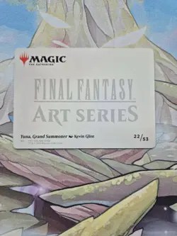 Magic MTG Final Fantasy Yuna, Grand Summoner 22/53 Art Series Full Art NM - Image 2
