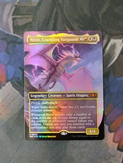 Neriv, Crackling Vanguard - Foil Borderless | 7% Off 2+ | Dragonstorm | NM | MTG - Image 1