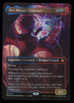 Niv-Mizzet, Visionary - Mana Foil - Borderless - MTG Foundations - RareCo - Image 1