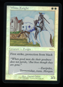 White Knight - Foil - MTG Friday Night Magic 2002 - RareCo - Image 1
