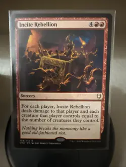 MTG Commander Anthology Volume II Incite Rebellion 108/312 NM Rare - Image 1