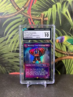 Blitzwing, Cruel Tormentor (CGC GEM MINT 10) Shattered Glass MTG UB:Transformers - Image 3