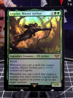 FOIL Legolas, Master Archer (0173) - Foil R MTG The Lord of the Rings: NM - Image 1