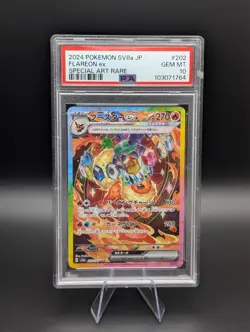 PSA 10 - Flareon Ex 202/187 SAR Pokemon TCG Terastal Festival Ex - JP - Image 1