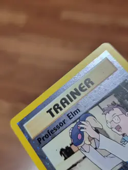 Professor Elm 3 BEST | WotC Promo | REVERSE HOLO | Vintage Pokemon MP - Image 2