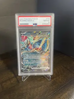 Pokemon TCG Roaring Moon EX 124/182 Paradox Rift PSA 10 - Image 1
