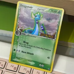 Pokemon Dragonair 28/101 Reverse Holo STAMP EX Dragon Frontiers Delta 2006 - Image 3