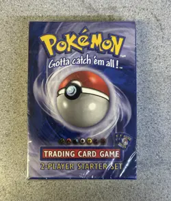1999 Pokemon Base Set 2-Player Starter Set Theme Deck Factory Sealed WOTC Rare - Image 1