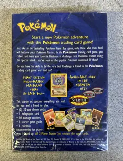 1999 Pokemon Base Set 2-Player Starter Set Theme Deck Factory Sealed WOTC Rare - Image 3
