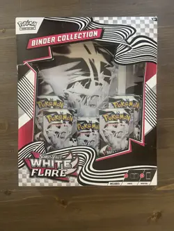 Pokemon TCG White Flare Binder Collection Sealed (See Photos) - Image 1
