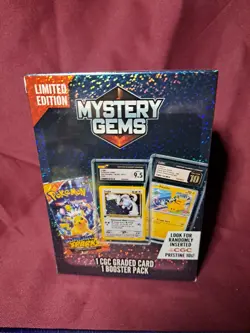 Walmart Limited Edition Mystery Gems Pokemon CGC Box New/Factory Sealed - Image 3