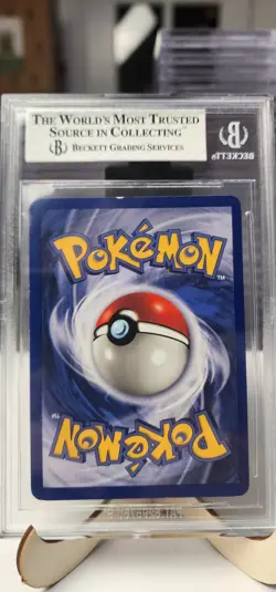 Beckett 8 Near Mint 1st Edition Raichu Holo 14/62 Pokemon 1999 Fossil - Image 2