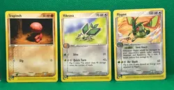 Pokemon Tcg Trapinch 78/97 Vibrava 47/97 Flygon 15/97 EX Dragon Non Holo - Image 1