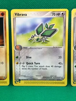 Pokemon Tcg Trapinch 78/97 Vibrava 47/97 Flygon 15/97 EX Dragon Non Holo - Image 3