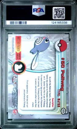 2000 TOPPS CHROME POKEMON T.V. #60 POLIWAG PSA 10 - Image 2