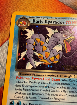 Dark Gyrados Pokemon TCG Rocket Prerelease Holo Promo | LP/VG - Image 3