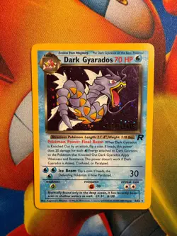 Dark Gyrados Pokemon TCG Rocket Prerelease Holo Promo | LP/VG - Image 4