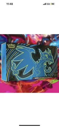 Pokemon Center TCG Phantasmal Flames Mega Charizard X UPC CONFIRMED - PRESALE - Image 1