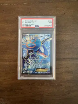 Pokemon Kyogre EX XY Primal Clash Full Art #148 PSA 7 - Image 1