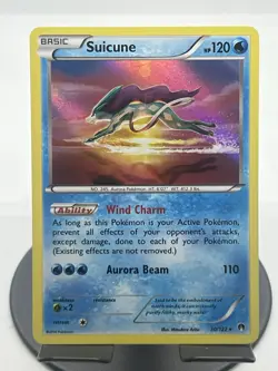 Pokemon TCG Suicune 30/122 XY BREAKpoint Holo Rare NM - Image 1