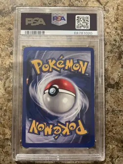 1999 Pokemon Base Set Machamp 1st Edition Shadowless Holo #8 PSA 6 - Image 2