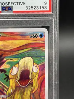 Pokemon Psyduck 286/SM-P Munch: A Retrospective Japanese Scream Promo PSA 9 - Image 3