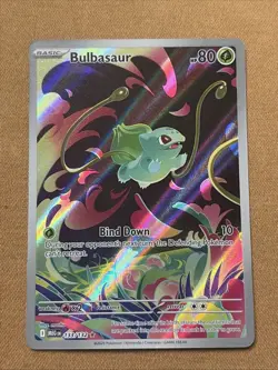 Bulbasaur Illustration Rare - Pokemon Mega Evolution 133/132 Pack Fresh - Image 1
